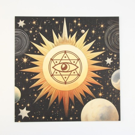 A set of paper for scrapbooking “Cosmos inside”, 12 sheets, 30.5 x 30.5 cm, 180 g/m²-18