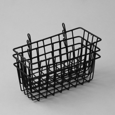 Basket on a grid, 23 × 10 × 9 cm, black color-3