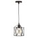 Bayerlux lamp "Rectangle" 1x40W E27 black 16x16x120 cm.