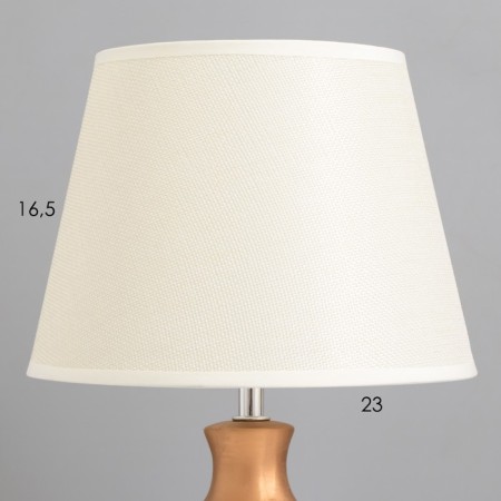 Housing table "Housing" 1x40W E14 white/gold 22x22x38cm-2