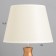 Housing table "Housing" 1x40W E14 white/gold 22x22x38cm