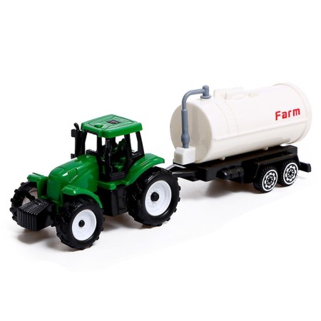 Game set "Farm", tractor, shed and animals-1