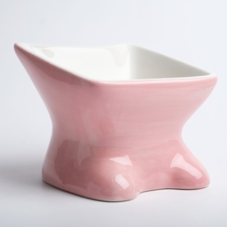 Ceramic Kiti bowl 150 ml, 21 x 10.5 cm, pink-3
