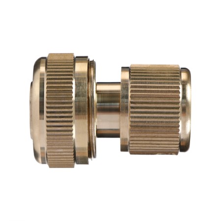 Connector, 3/4 "(19 mm), fast -fast connection, brass, Greengo-2