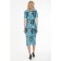 Dress lace, size 50, blue color