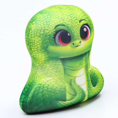 Antistress toy "Snake", green-3