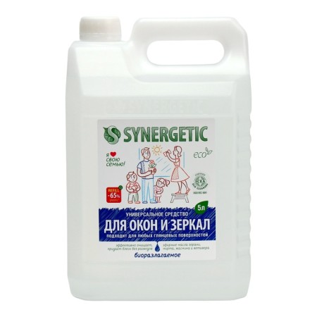 The detergent "Synergetic", for windows and mirrors, 5 liters-8