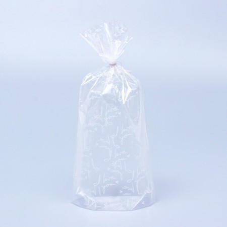 Package Packing BOPP, with a bottom fold, "love" 15*30 cm-3