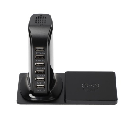 LN-130AC charger, 10 W + 6 USB 30 W 30 W, 220 V, black-4