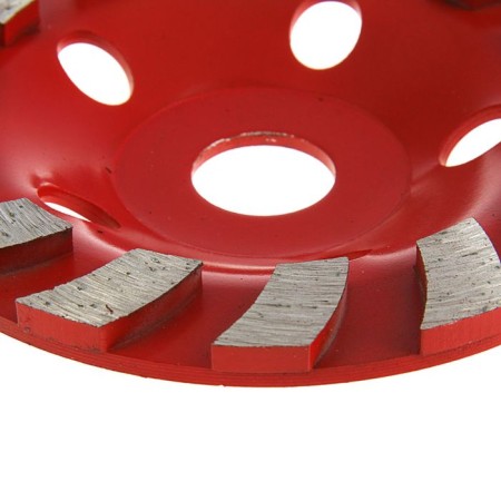 Cup of diamond refrigerator scrap, Turbo-segment, 125 mm-2