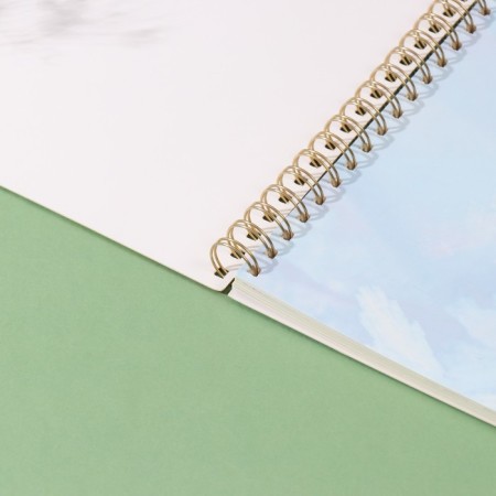 Photo album on spirals 20 sheets "Time" volumetric element + 4 tabs 24x24 cm-2