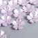 Beads for creativity plastic "Flower Pearl" set 40 pcs lilac 1.5x1.5 cm