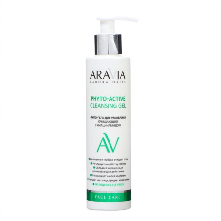 Fito-gel washing Aravia Laboratories cleansing with niacinamide, 200 ml