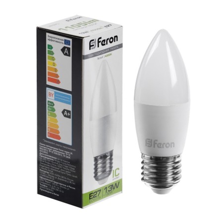 LED LED Feron (13W) 230V E27 4000K C37, LB-970