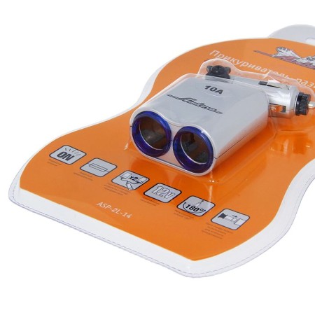 Coincoiling, 2 nests, 10 A, with a cigarette lighter nest, up to 120W.-1