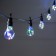 Girlyanda "Bels Light" 5 m with nozzles "dew", IP44, UMS, dark thread, 50 LED, glow of Multi, 3 V
