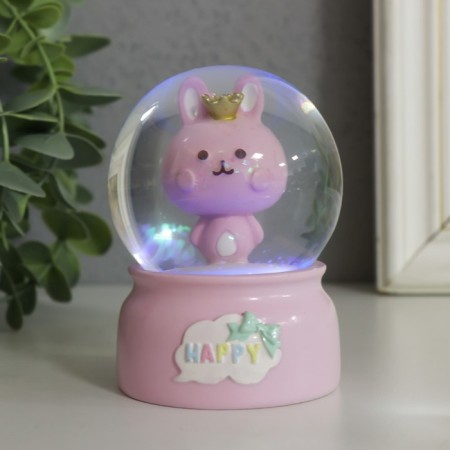 Souvenir Polystone Water Ball Light "Happy Beast" MIX 6x6x8.5 cm-7