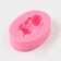 Mold "Baby", silicone, 6 × 4 × 2 cm, pink color