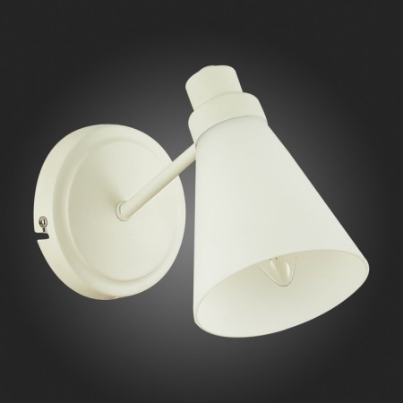 Wall lamp EVOLUCE. Sle103501-01. Biane. 1x40 W, E14, 12x18 cm, white color-4