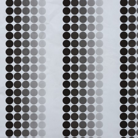 Bathroom curtain "Rhythm", 180 × 180 cm, white-black color-1
