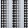 Bathroom curtain "Rhythm", 180 × 180 cm, white-black color
