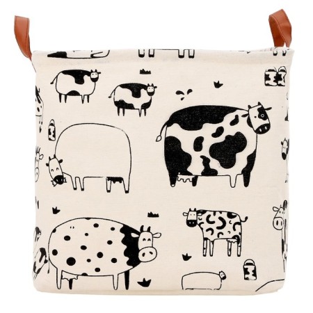 Basket for toys "cow" 30x30x30 cm-3