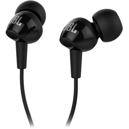 Headphones JBL C100SI, vacuum, microphone, 100DB, 16 Ohm, 3.5 mm, 1.2 m, black-1