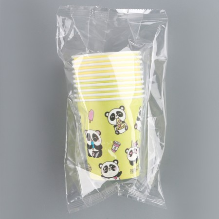 A single -single -paper glass "Panda", 250 ml-2