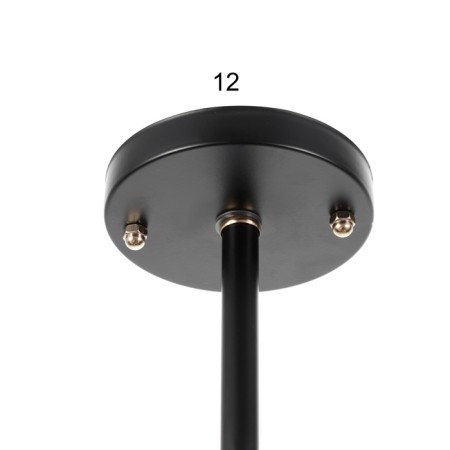 Ripley chandelier 8he27 40w black and gold 60x60x40 cm-9