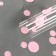 Film for flowers "circles" pink 0.7 x 8.2 m, 40 mkm