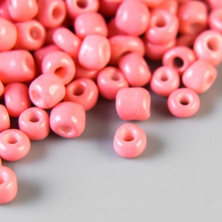 Round beads 6/0 "peach" 20 g-1