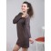 Women's dress EVERYONE LIKES, size 54, brown color