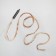 Girlynda "Horse tail" 10 threads of 1.5 m, IP20, copper thread, 150 LED, warm white glow, 12 V