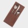 The envelope for the magistro cutlery, eco -leather, 23.5 × 10.8 cm, brown