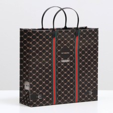 Gucci package, soft plastic, 30 x 30 cm, 120 μm