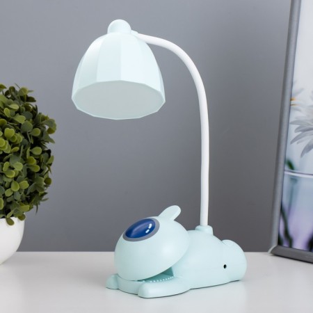 Robot table lamp LED 5W USB AKB Lazurny 11.8x7.8x31 cm Risalux