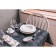 Porcelain dish, 11.5 × 7 cm, white color