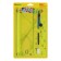 Set of geometric, drawing, blister: ruler 30 cm, 2 triangles, transporter, eraser, compass, ruler with stencils, tinted, mix