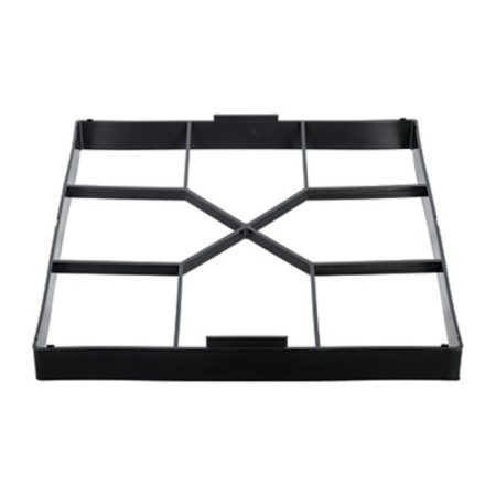 Form for a garden path, 40 × 40 × 4 cm, black, Vortex