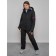 Ski suit female, size 42, black color
