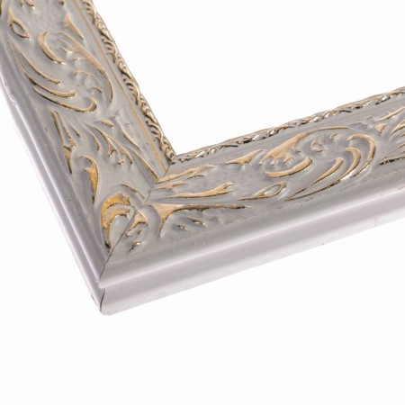 Frame for paintings (mirrors) 40 x 50 x 4 cm, tree "Versailles", white-gold-1
