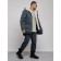 Winter male park, size 54, dark gray color