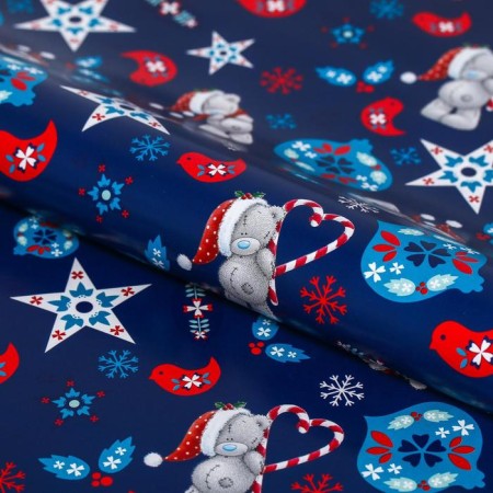 Glossy packaging paper "Happy New Year!", 50 x 70 cm-1