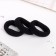 Hair gum "Claire" (set 3 pcs) 2x5 cm, black white mix