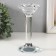 Glass of Glass for 1 candle "Dimitra" d = 4cm 7x7x14.5 cm
