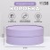 Gift box "Tenderness" pale purple, hooked without a window, 21 x8 cm