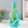 Figure "Dragon" 25x12x13 cm, turquoise