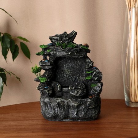 Fountain "Cool" Cave, 11x14x24 cm (with backlight, without ball)