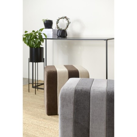 IDAR Pouffer, 460 × 460 × 460 mm, Shenill, Gray Color-5