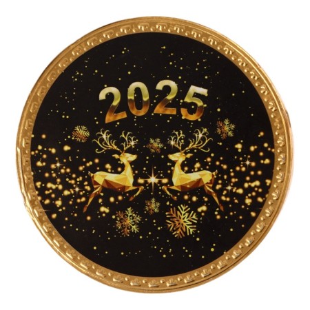 Chocolate medal "New Year 2024", 25 g-1